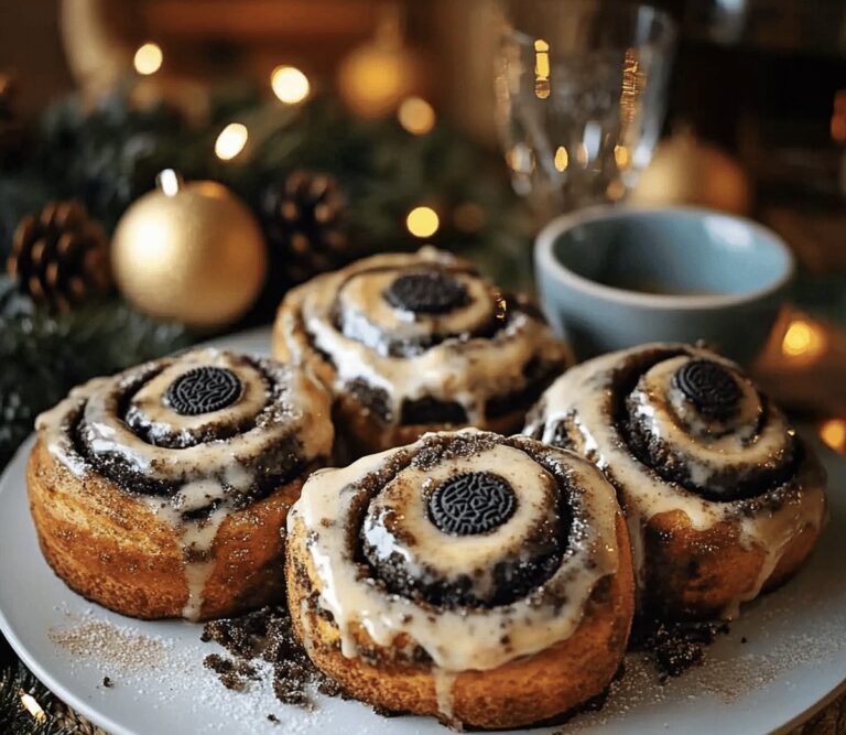 Oreo-Stuffed Cinnamon Rolls Recipe