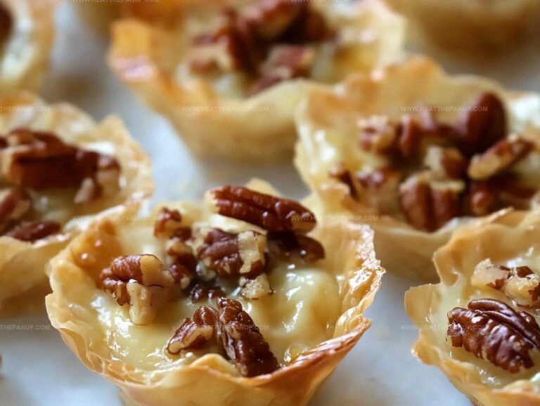 Bourbon Pecan Brie Bites In Phyllo Cups Recipe