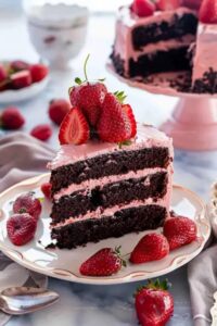 Chocolate Strawberry Cake Recipe