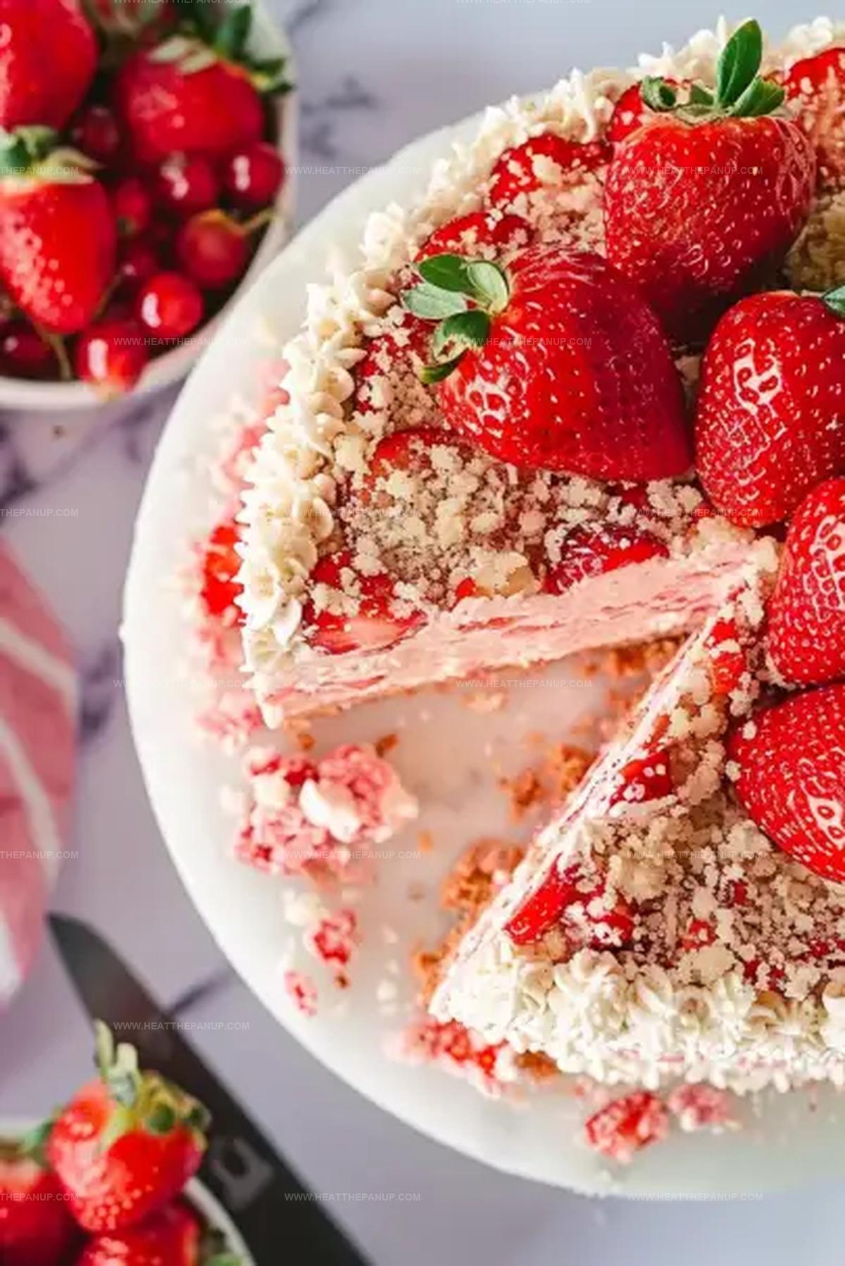 Strawberry Shortcake Cheesecake Recipe