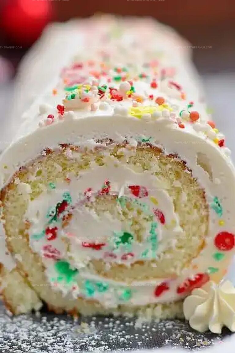 Vanilla Christmas Roll Cake Recipe