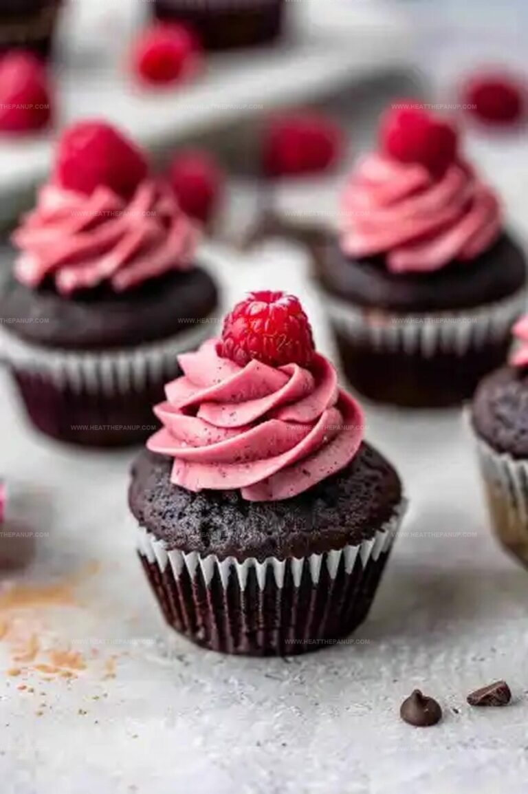 Raspberry Rose Chocolate Cupcakes Recipe