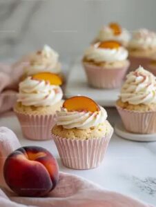 Peach Cupcakes Recipe