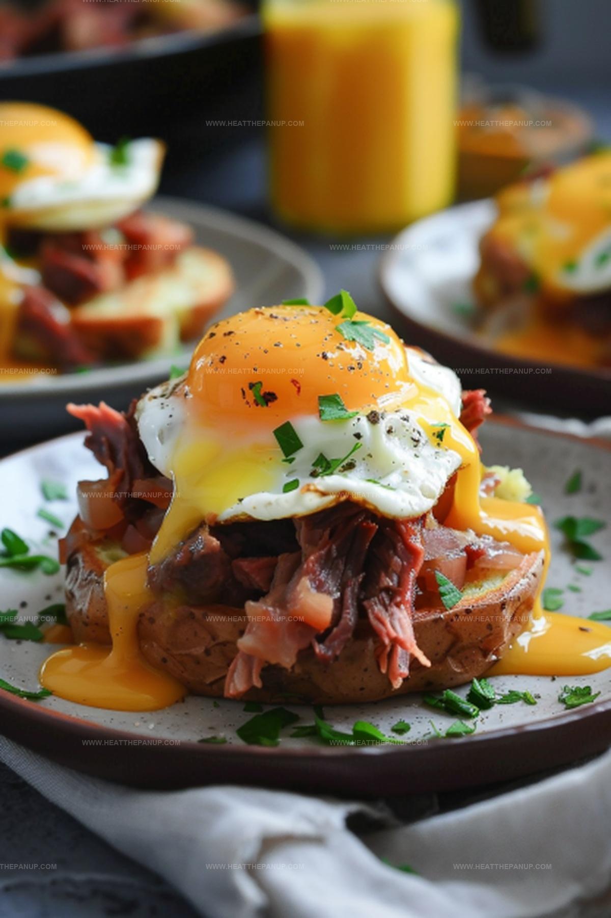 Corned Beef Hash Eggs Benedict Recipe