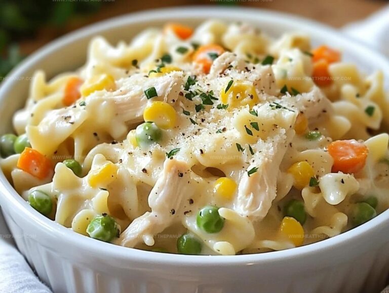 Creamy Chicken Pot Pie Pasta Recipe