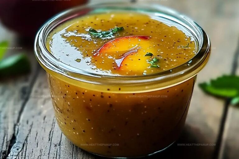 Peach Honey Dijon Balsamic Vinaigrette Recipe