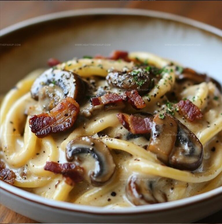 Creamy Bacon And Mushroom Pasta Recipe