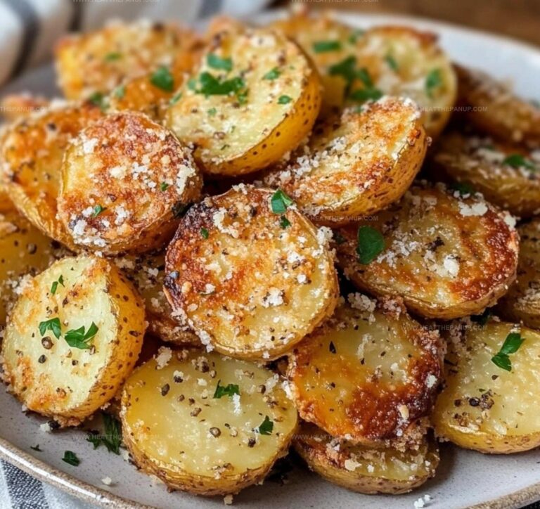 Mini Baked Parmesan Potato Rounds Recipe