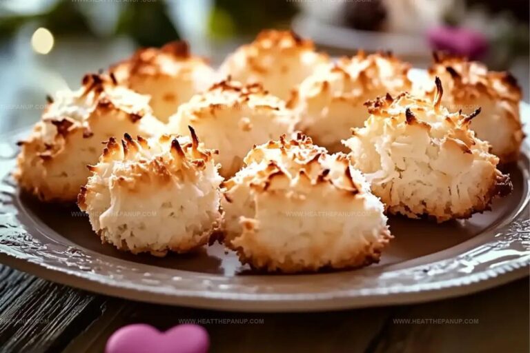 Valentines Day Coconut Macaroons Recipe