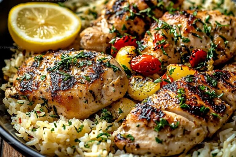 Greek Chicken And Lemon Rice Recipe