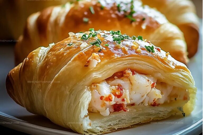 Crab & Cheese Filled Crescent Rolls Recipe