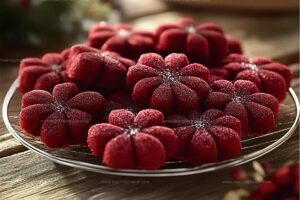 Red Velvet Spritz Cookies Recipe