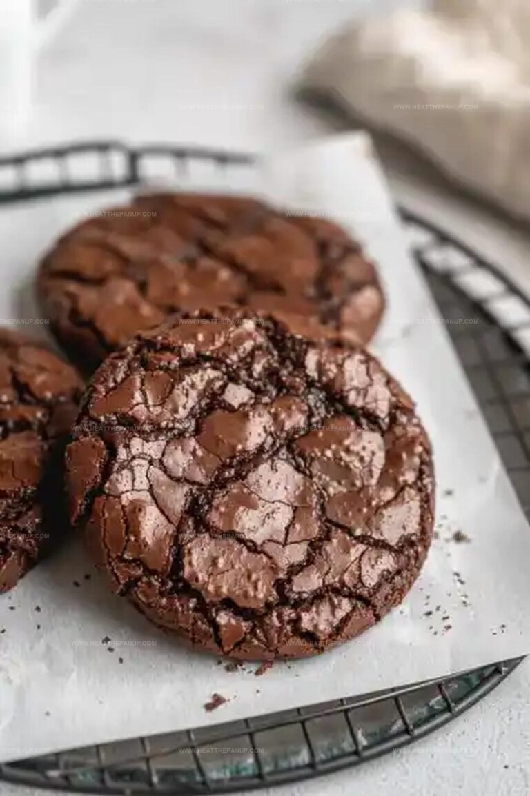 Hot Chocolate Brownie Crinkle Cookies Recipe