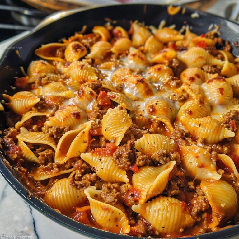 Cheesy Ground Beef Pasta Recipe