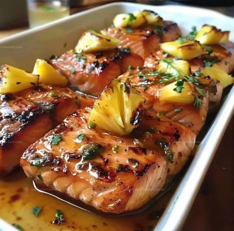 Honey Glazed Pineapple Salmon Recipe