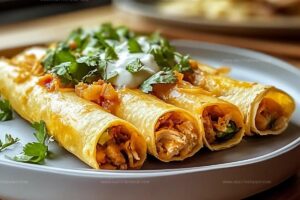 Chicken Flautas And Fideo Recipe