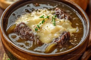 French Onion Beef Short Rib Soup Recipe