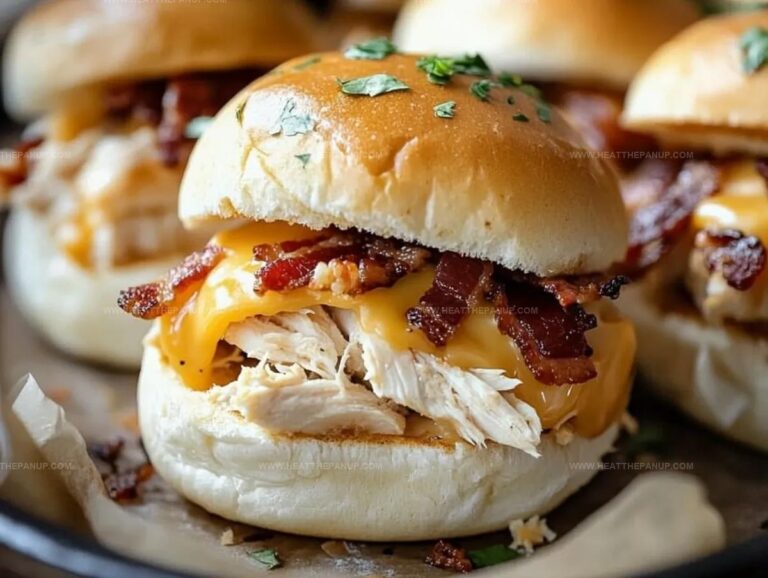 Chicken Turkey Bacon Ranch Sliders Recipe