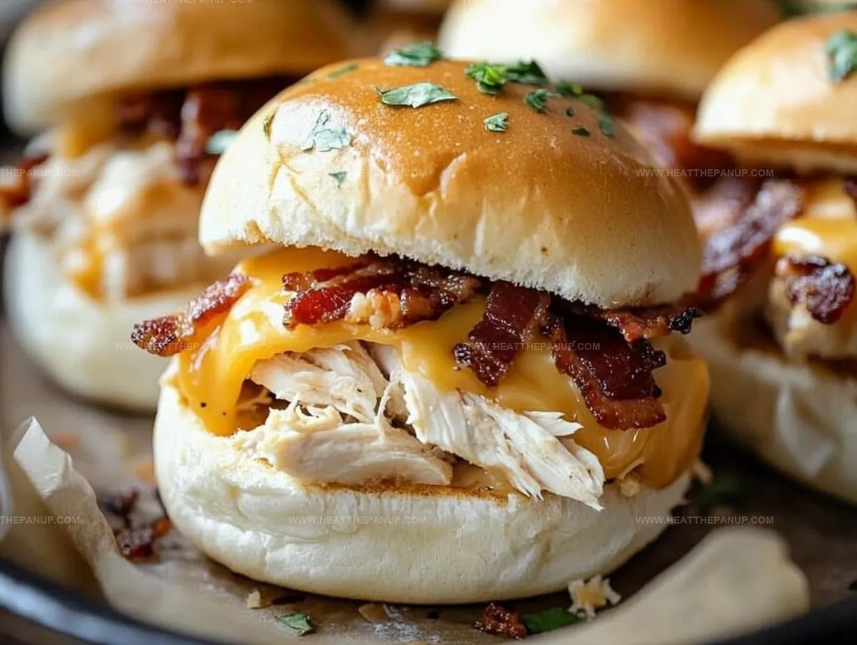 Chicken Turkey Bacon Ranch Sliders Recipe