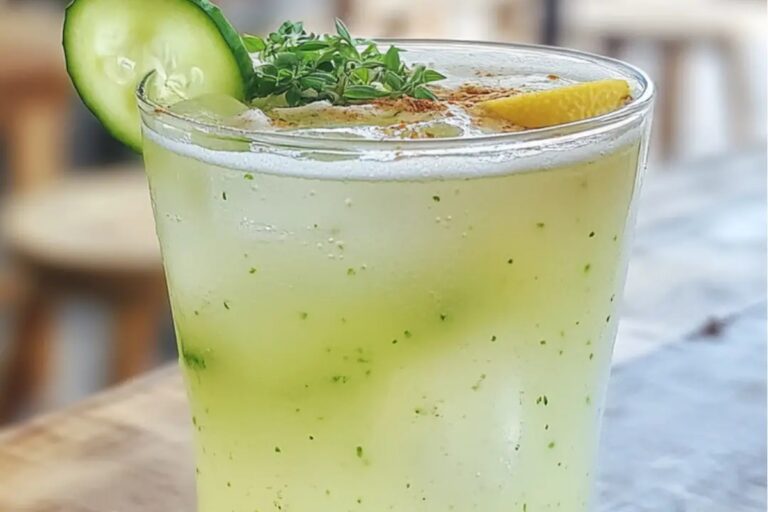 Cucumber Yakult Lemonade Recipe