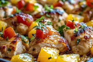 Hawaiian Chicken Sheet Pan Recipe