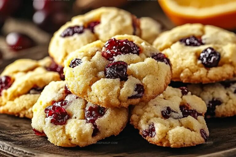 Orange Cranberry Ricotta Cookies Recipe