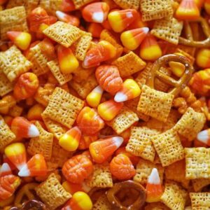 Halloween Harvest Hash Chex Mix Recipe
