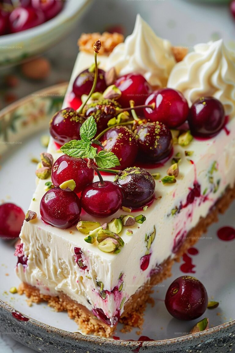 Luscious Lemon-Lime Cherry Pistachio Cheesecake Recipe