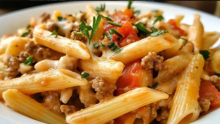 Creamy Rotel Pasta With Ground Beef Recipe