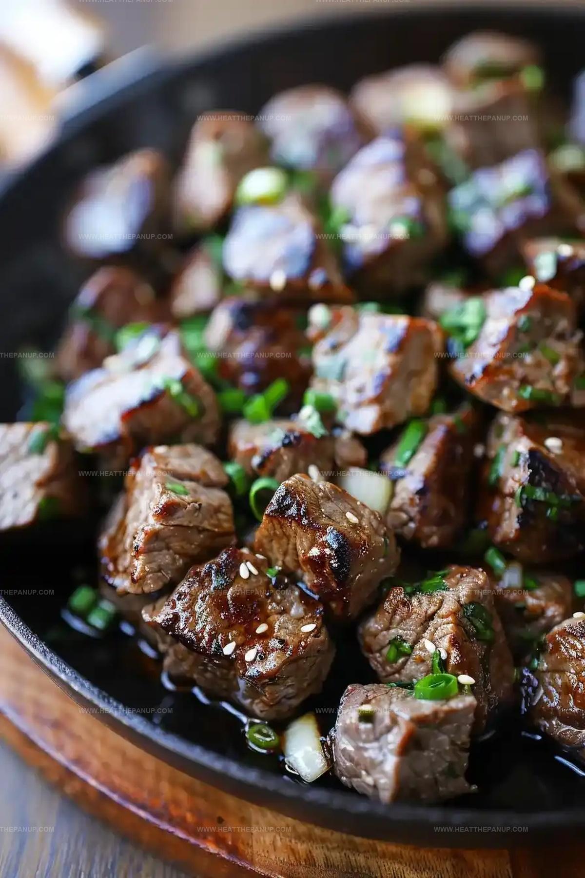 Teriyaki Steak Bites With Green Pepper And Onion Recipe
