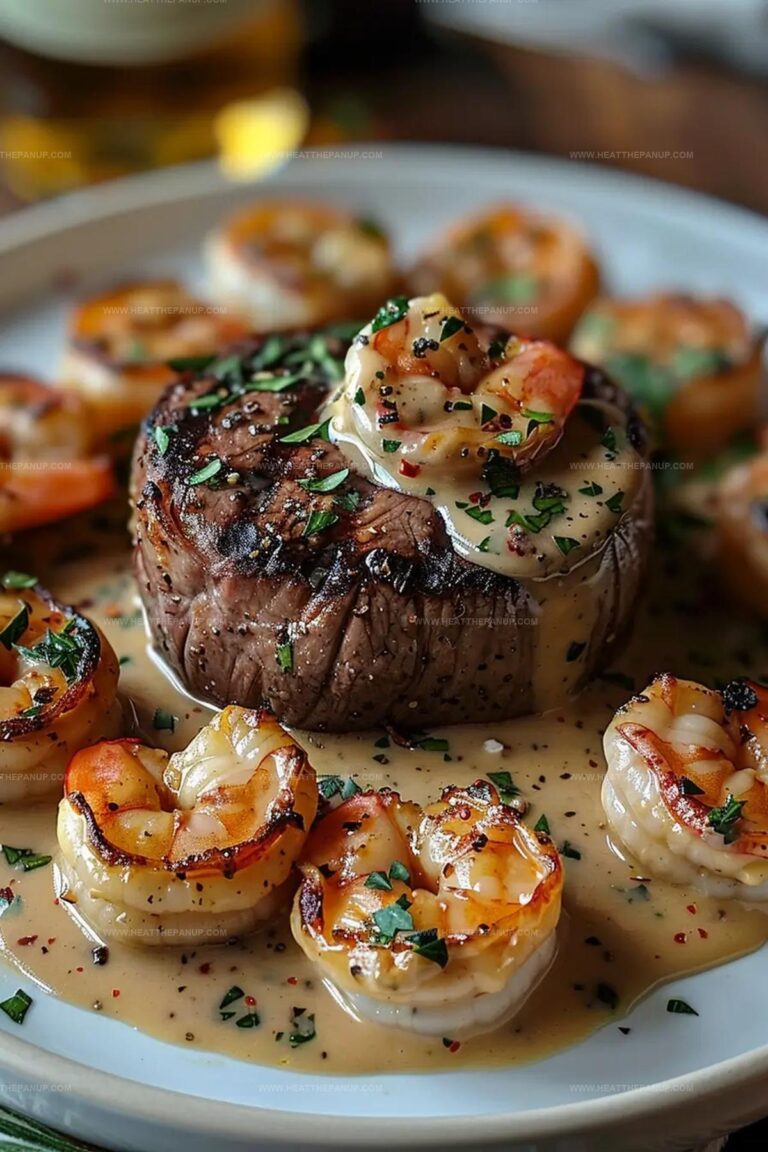 Filet Mignon With Shrimp And Lobster Cream Sauce Recipe