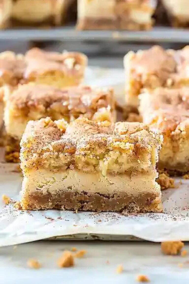 Snickerdoodle Cheesecake Bars Recipe