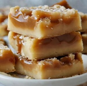 Salted Caramel Butter Bars Recipe