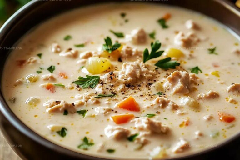 One Pot Creamy Italian Ground Chicken Soup Recipe