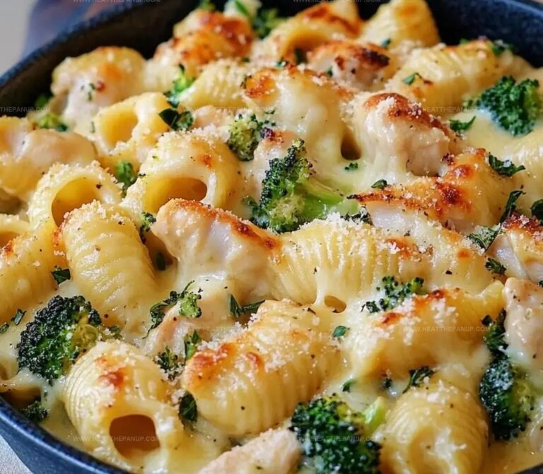Cheesy Chicken & Broccoli Shells Recipe