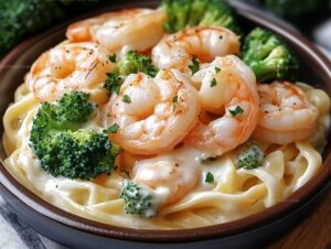 Shrimp Broccoli Alfredo Recipe