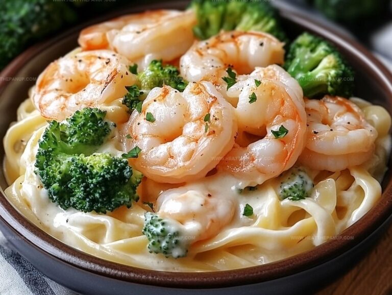 Shrimp Broccoli Alfredo Recipe