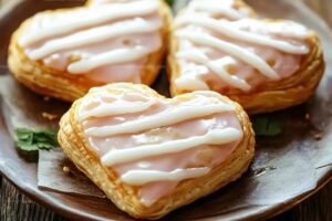 Puff Pastry Hearts With Icing Recipe