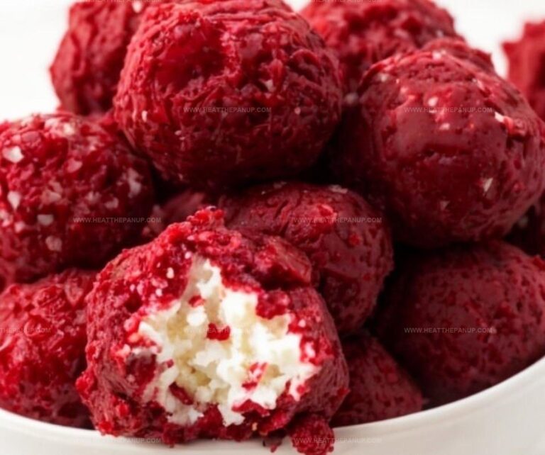 Red Velvet Cheesecake Balls Recipe