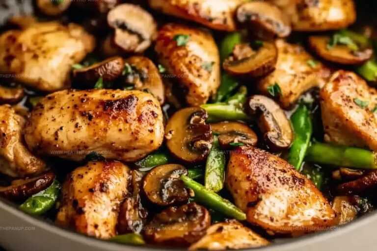 Black Pepper Chicken With Mushrooms Recipe