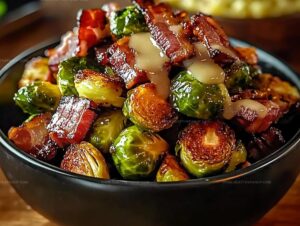 Honey-Glazed Roasted Brussels Sprouts Recipe