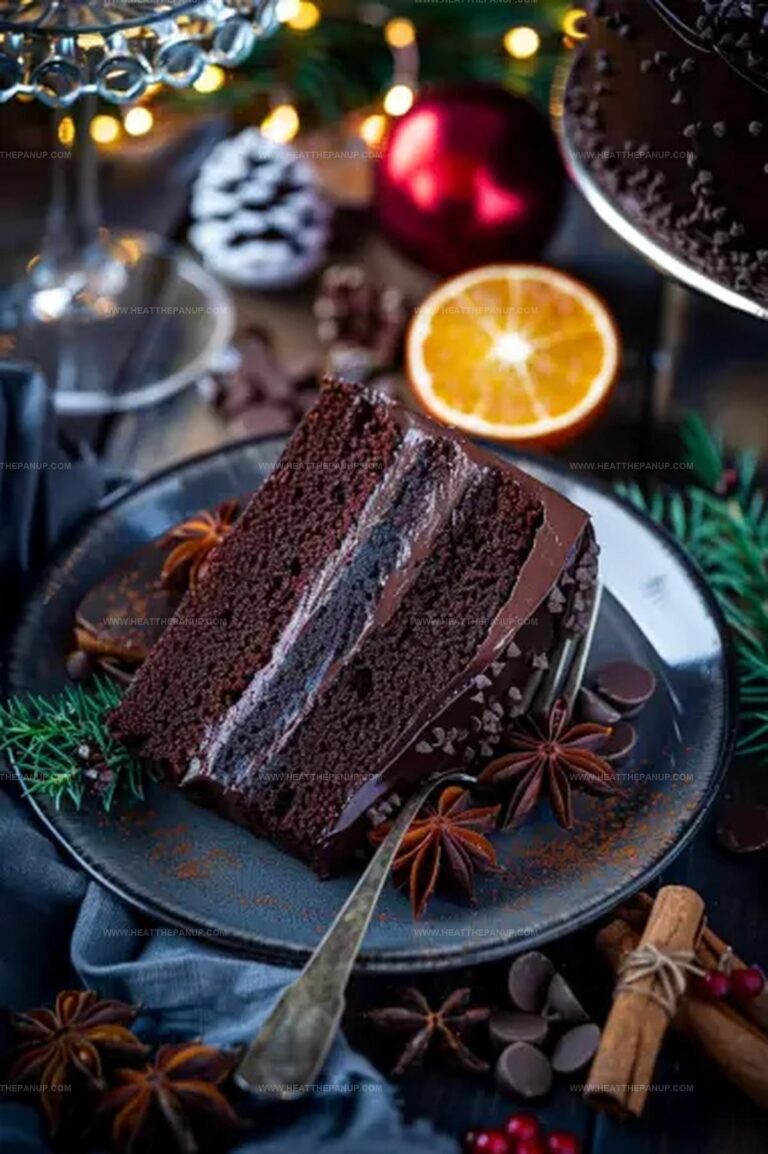 Vegan Mulled Wine Chocolate Cake Recipe