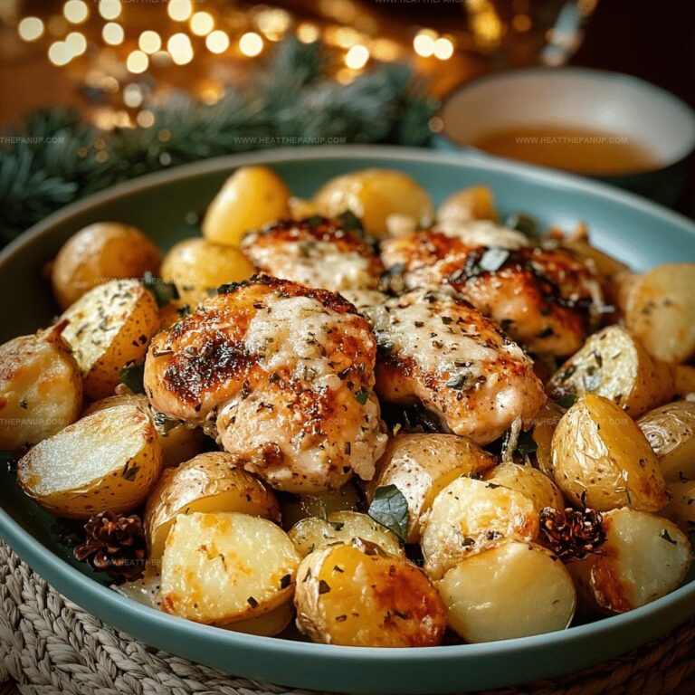 Fragrant Garlic Parmesan Chicken And Potatoes Recipe