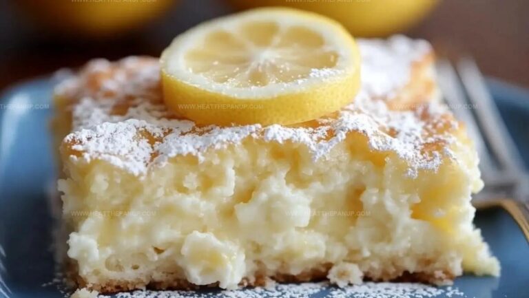 4 Ingredients Lemon Cream Cheese Dump Cake Recipe