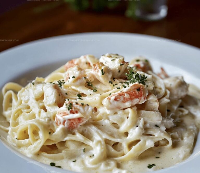 Seaside Crab Fettuccine Alfredo Recipe
