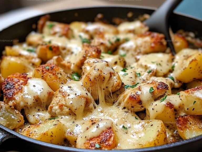 Garlic Parmesan Chicken And Potatoes Skillet Recipe