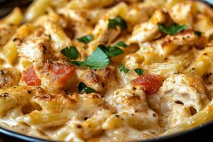 Cajun Cream Cheese Chicken Pasta Bake Recipe