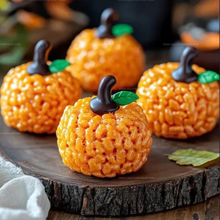 Rice Krispie Treat Pumpkins Recipe
