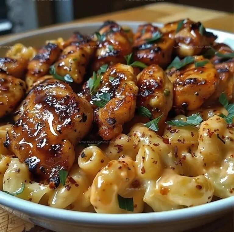 Sweet And Spicy Honey Pepper Chicken With Creamy Macaroni Cheese Recipe