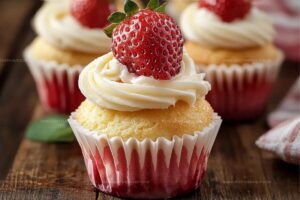 Strawberry Shortcake Cupcakes Recipe